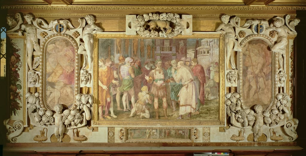 L'umiliazione dello stato, Galleria di Francesco I - Chateau de Fontainebleau